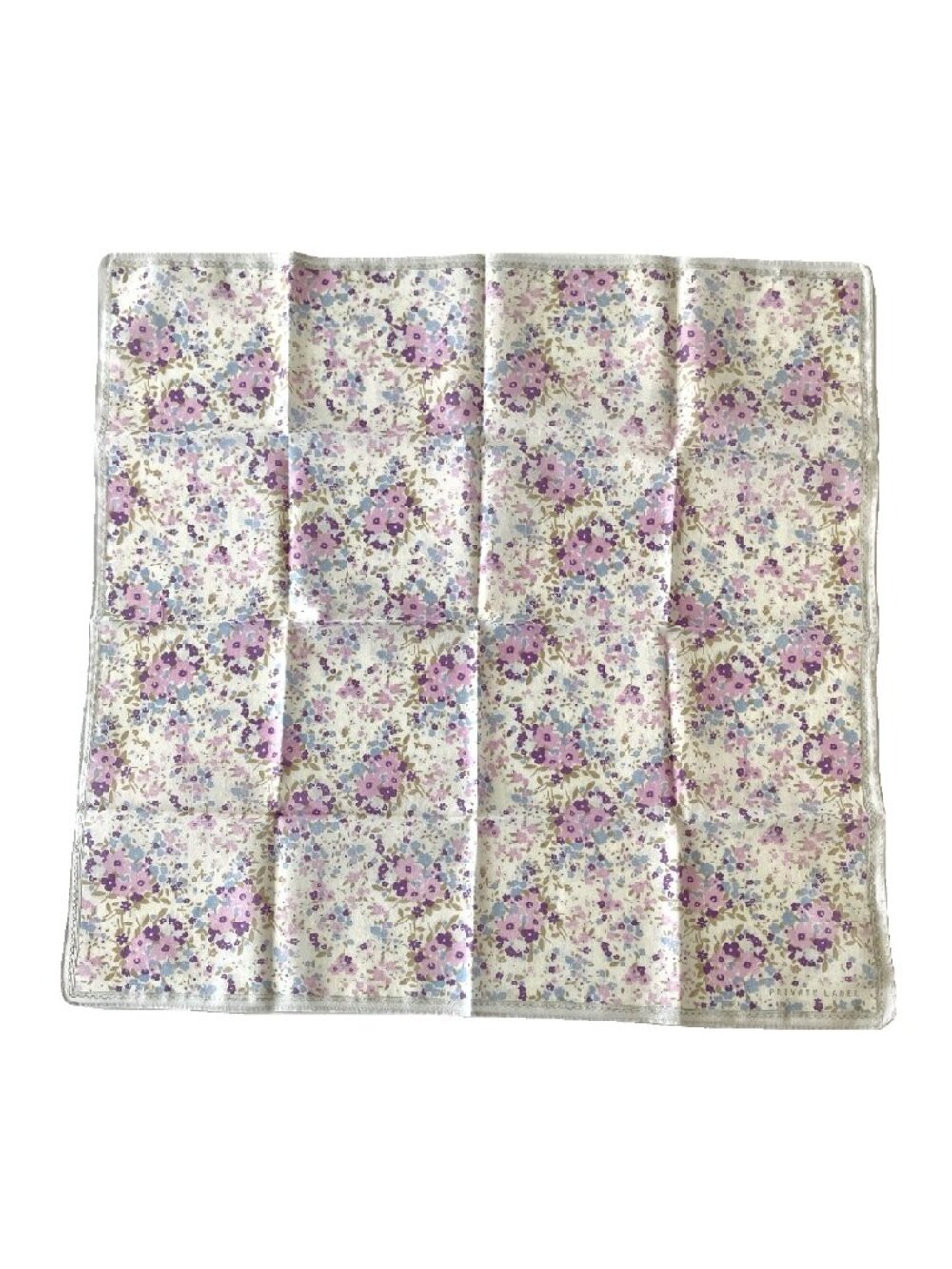 Vintage Floral Cotton Scarf Private Label